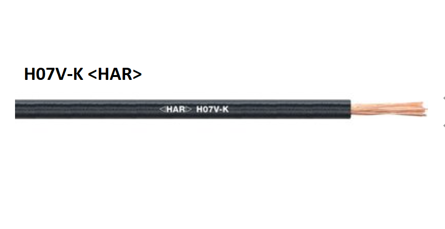 Cáp điều khiển H07V-K 1X16MM2 Black ( PN : 4520016 )