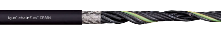 Cáp điều khiển IGUS Chainflex CF881 (18G0.75)C mm2 ( PN : CF881.07.18 )