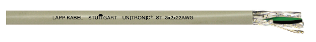 Cáp điều khiển UNITRONIC ST2919 3 x 2 x 22AWG ( PN : 3801708 )